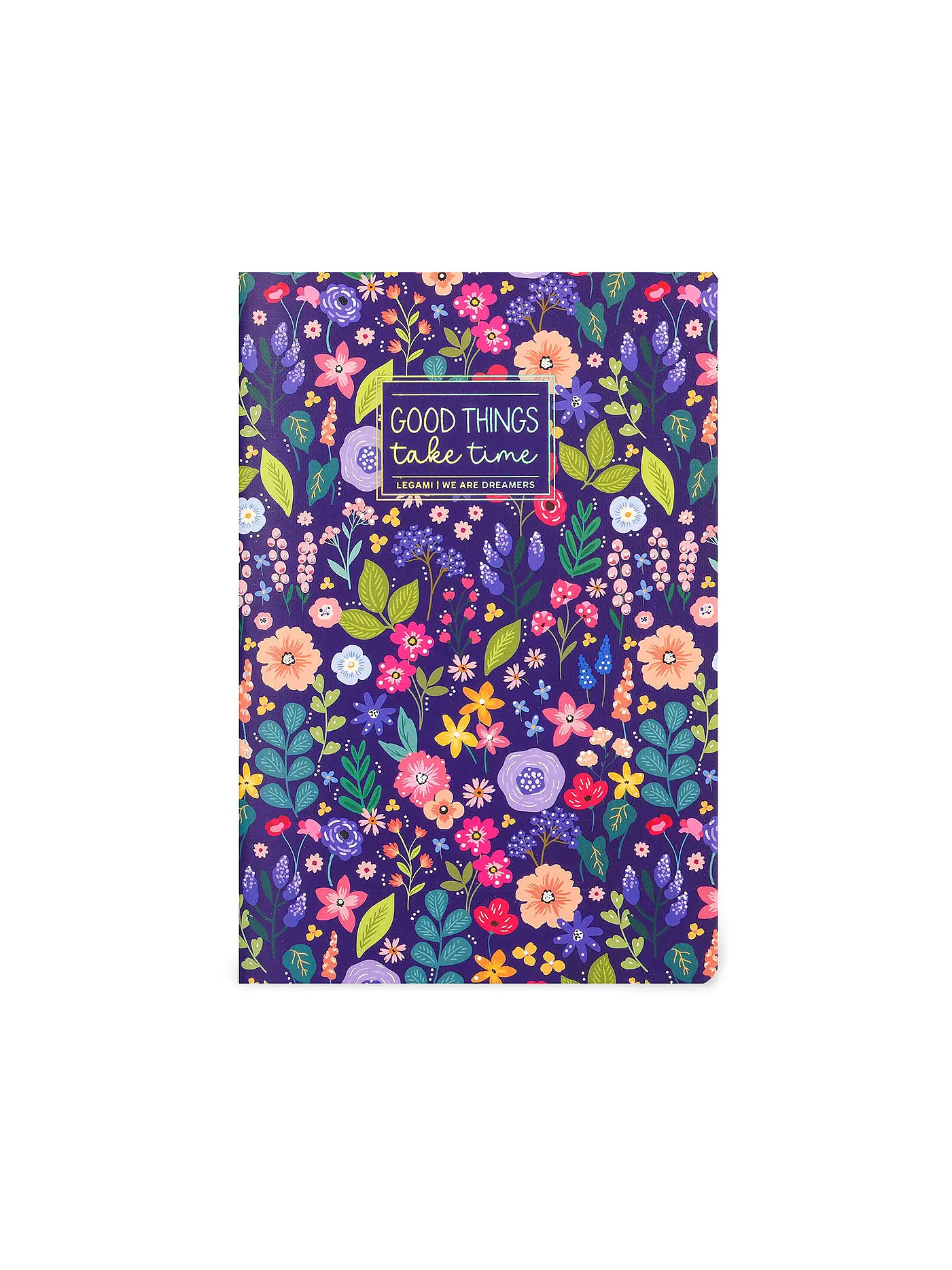 LEGAMI | Liniertes Notizbuch - Large - B5-Format Flowers | 